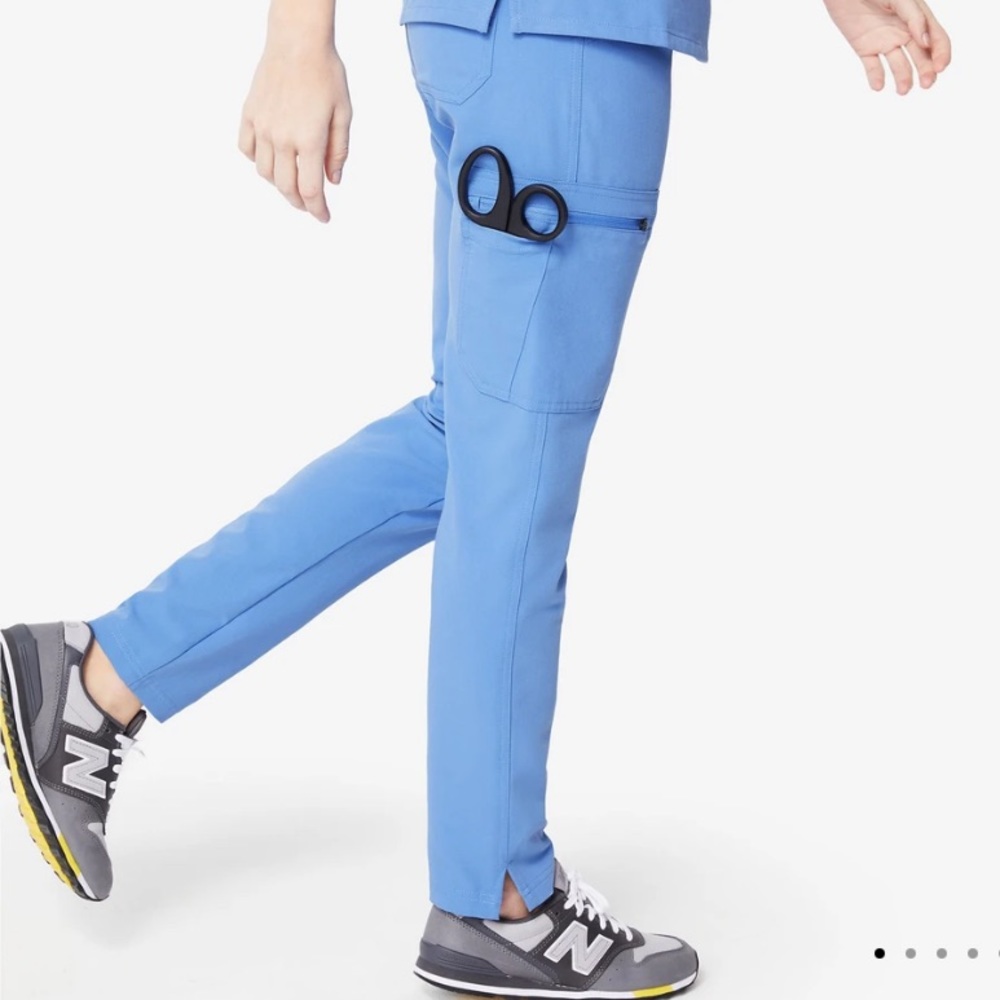 FIGS Ceil Blue Petite Yola Skinny Scrub Pants